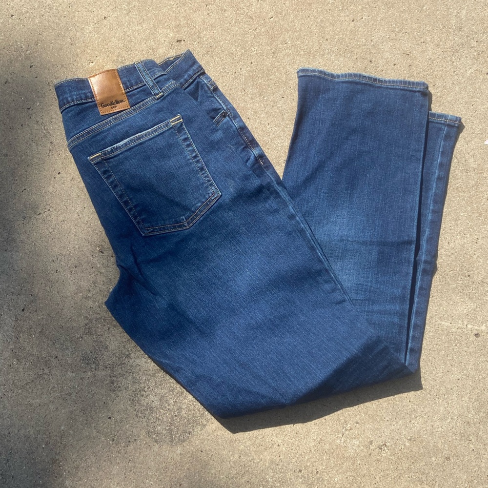 Goodfellow & Co Blue Straight-Leg Jeans